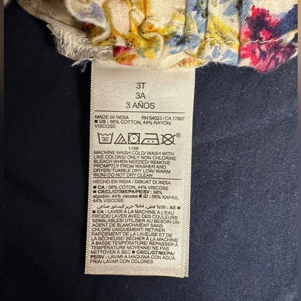 Old Navy Girl’s Floral pants Size 3T
